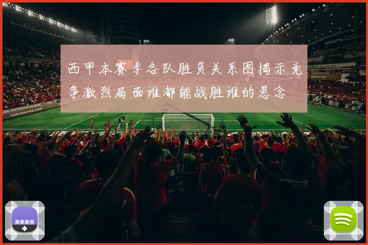 西甲本赛季各队胜负关系图揭示竞争激烈局面谁都能战胜谁的悬念